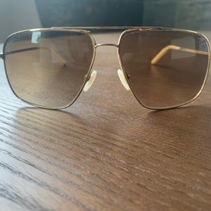 Oversized Gold Aviators - Mosley Tribes Enforcer
